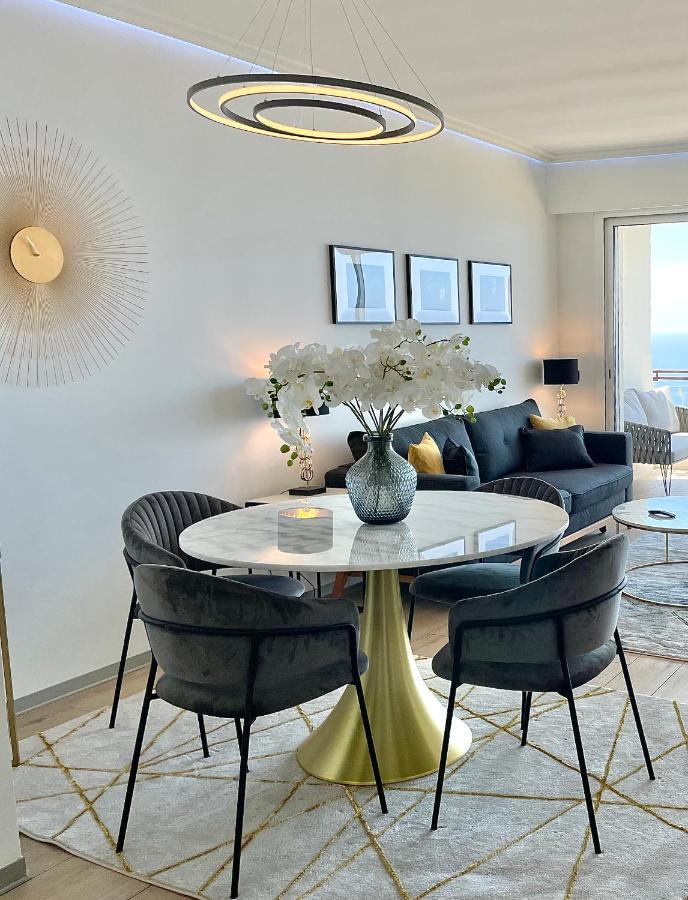 Mybluevista Luxury Panoramic Sea View Apartments Cap D Ail Near Monaco Cap-d'Ail Esterno foto
